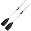 2Pcs Kayak Paddles Aluminum Alloy Detachable Canoe Paddle Boat Oars for Kayaking Boating Oar Fishing